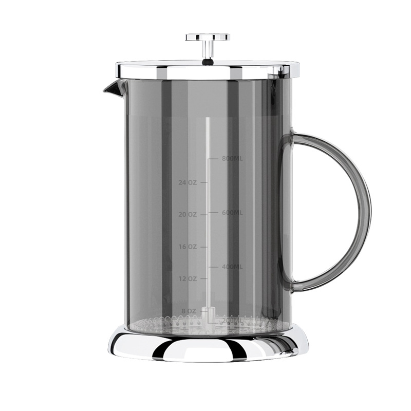 Cafetera francesa con vidrio con revestimiento iónico, cafetera, tetera, máquina para preparar té, 1000ML, estilo sencillo. image 8