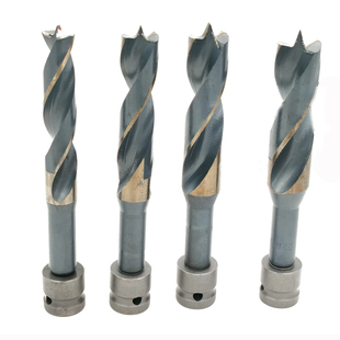 Electric Wrench Drill Bit Woodworking Hole Opener Template Drill Aerated Brick Drilling Extension Rod Wood Board Drilling Twist Drill Bit