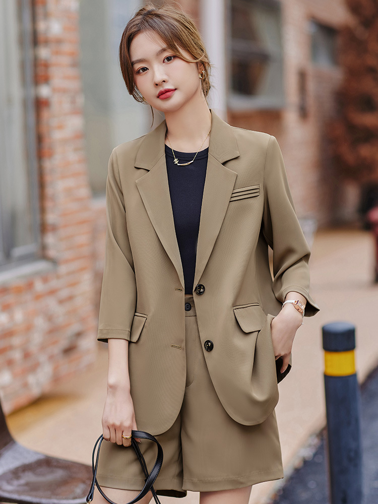 Colored summer classic suit jacket