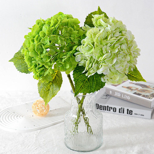 3D Simulation Flower Large Hydrangea Realistic Feel Moisturizing Royal Hydrangea Hotel Artificial Floral Decoration Wedding Fake Flowers