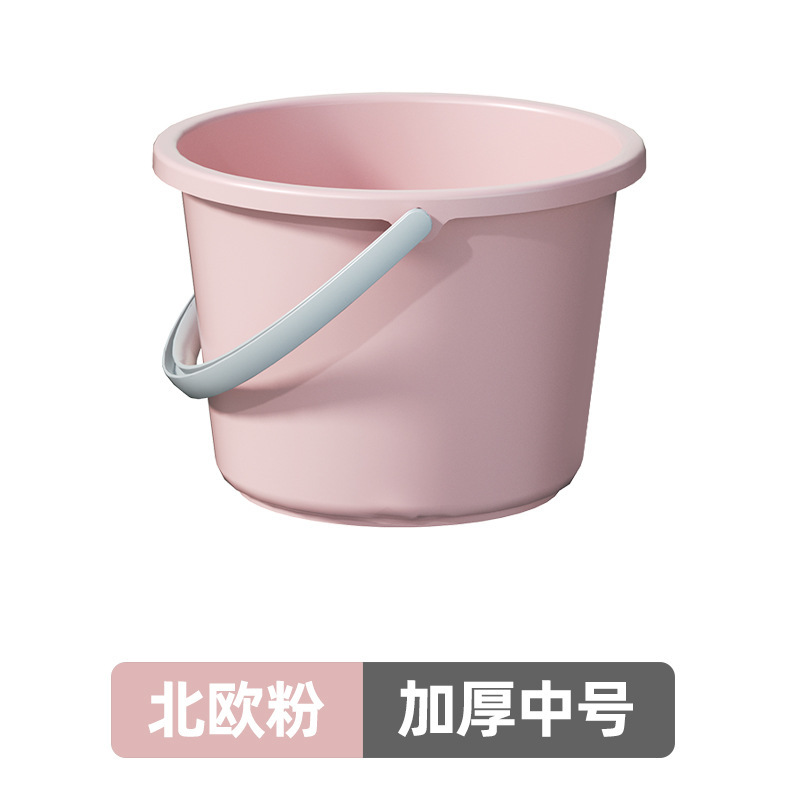 実色バケツ家庭用貯水用プラスチックバケツを手に入れて、蓋付き洗面器桶学生寮洗面3点を厚くする|undefined