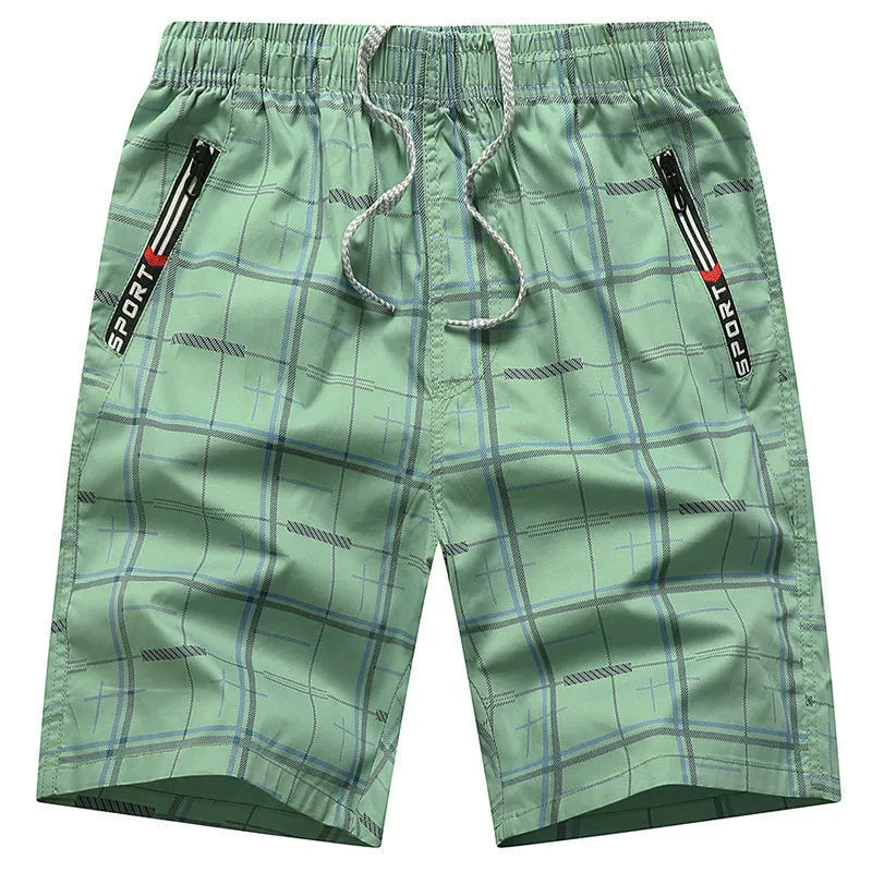 Shorts, cotton beach trousers, oversize