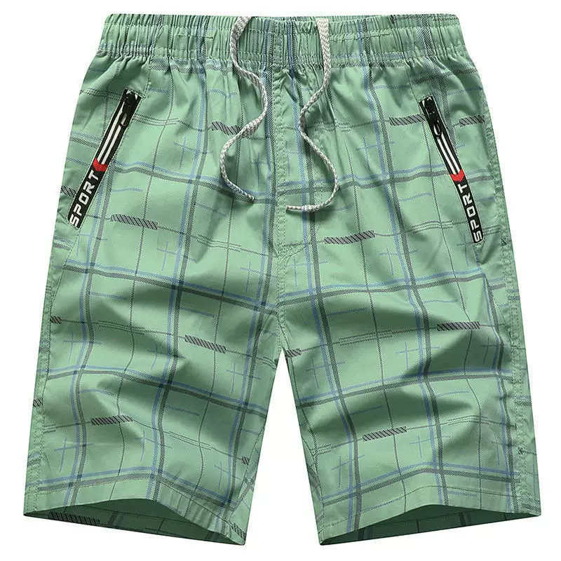 Shorts, cotton beach trousers, oversize