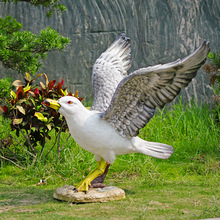 仿真海鸥雕塑摆件海鸟模型景观喷泉水池假鸟装饰造型公园林大摆设