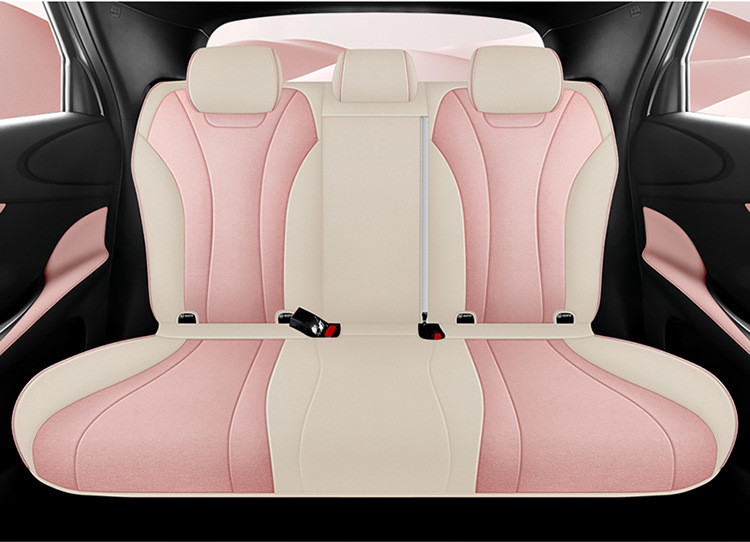 BYD Dolphin Smart Driving Edition EV Seat Cover - Special Full-Coverage Car Cushion, All-Season Seat Cover in Cotton and Linen Fabric