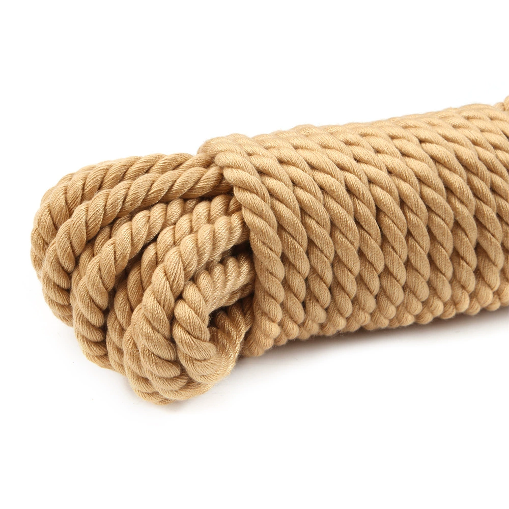 Петля бондажная верёвка 10 м лен/хлопок, мягкая braided tie rope для ограничений взрослых