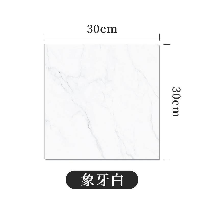 Self‑adhesive imitation tile sticker, 30×30 cm, 2.5 mm, waterproof oil‑proof with aluminum‑foil backing