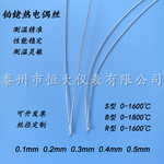 高温铂铑合金热电偶R型S型B型实验室测温丝0.1 0.2 0.3 0.4 0.5mm