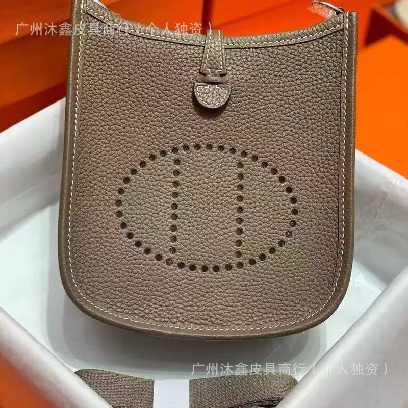 Cross-Border Foreign Trade Guangzhou H Brand New Model Evelyn Mini Genuine Leather Small Bag Fashion Shoulder Bag Crossbody Women's Bag Cross-Border Foreign Trade Guangzhou H Brand New Model Evelyn Mini Genuine Leather Small Bag Fashion Shoulder Bag Crossbody Women's Bag