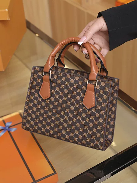 2026 New Trendy Stylish Handbag for Women, Vintage Print Bag, Versatile High-End Shoulder and Crossbody Bag