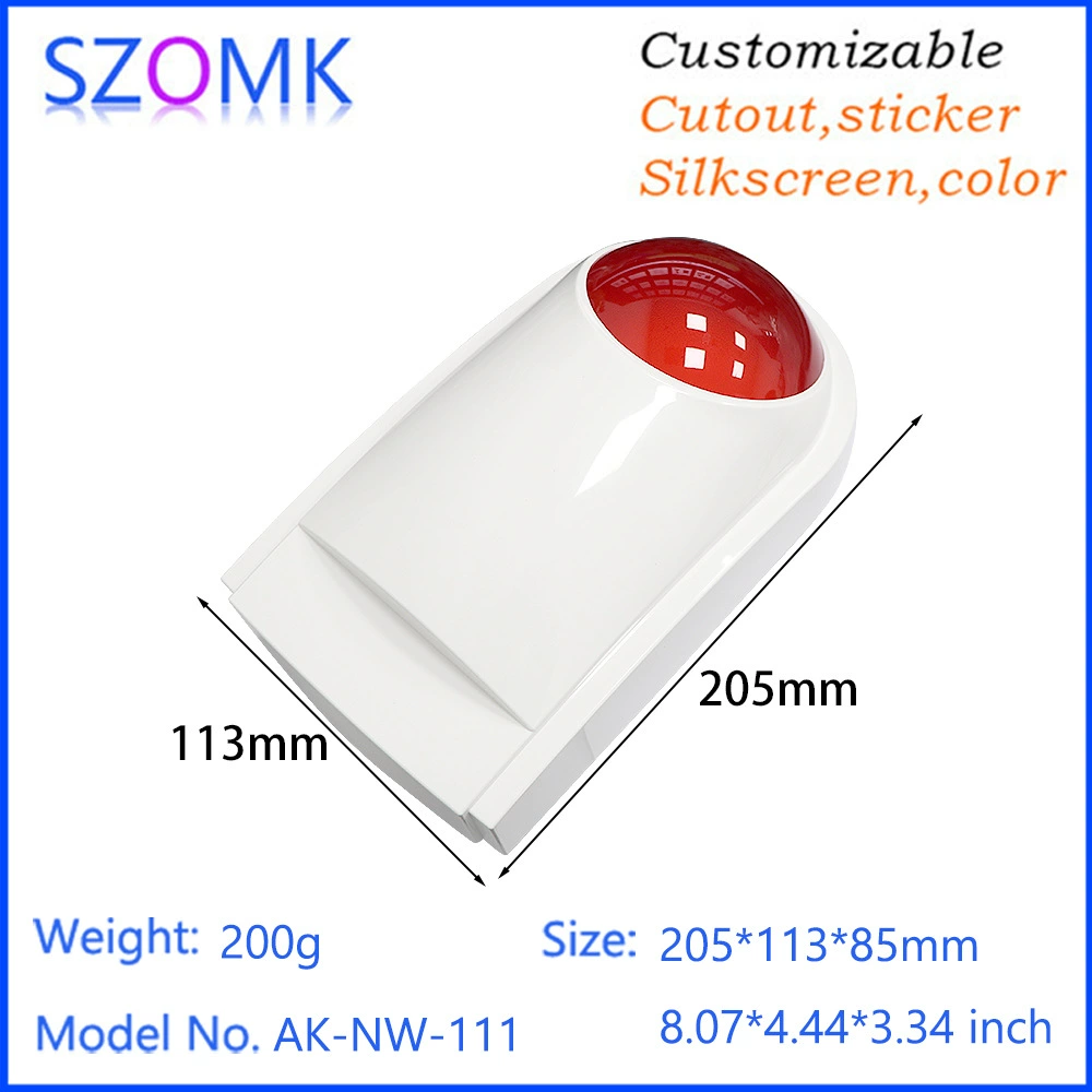 Корпус противоугонной сигнализации из АБС-пластика, беспроводной звуковой и световой сигнал, противоугонное устройство, охранный корпус инфракрасной сигнализации R-205