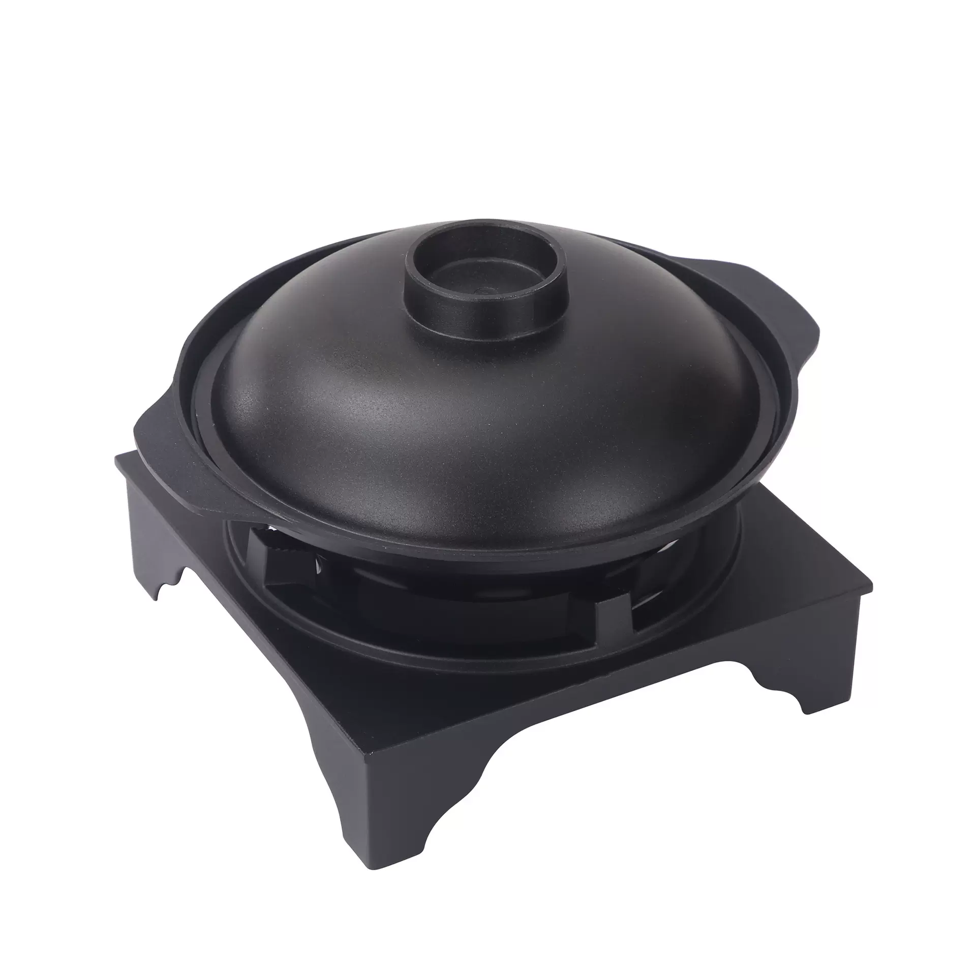 新款商用铝合金双耳煲仔锅家用酒精炉干锅中式料理砂锅耐高温炖锅