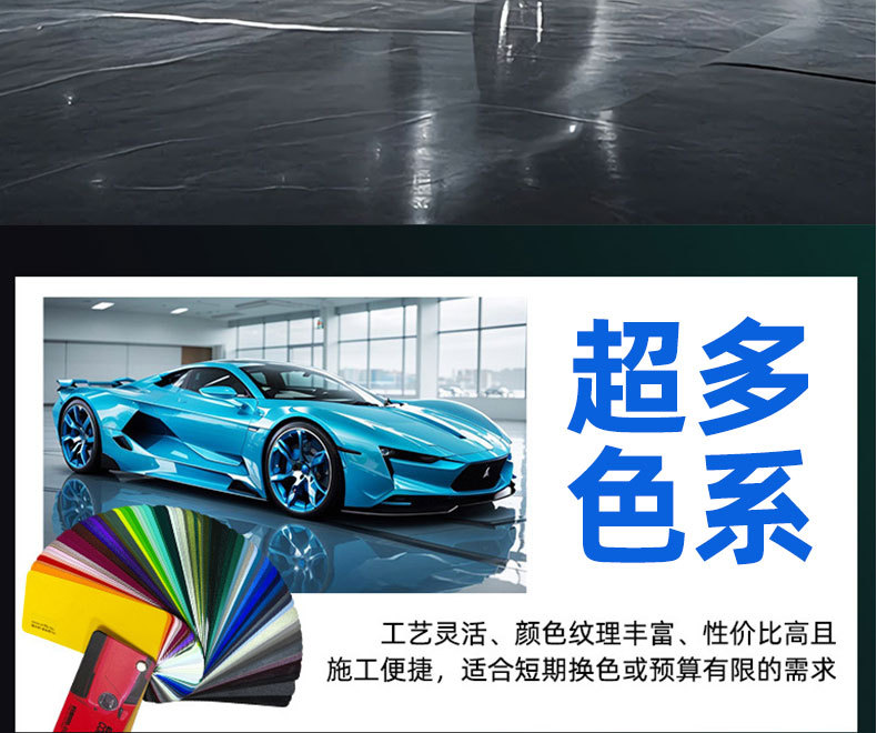 Tpu Car Color Change Film Rainbow Ppf Car Protective Film Colorful Car Wrap Factory Direct Sale High Anti-Stain Coating Self-Repair