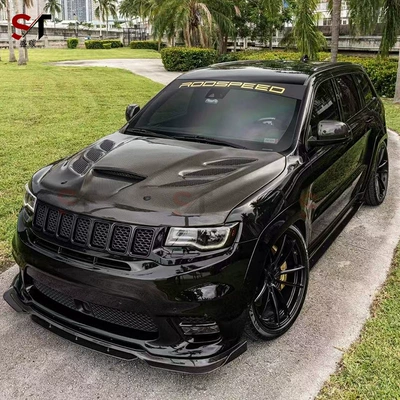 Big Surrounded Carbon Fiber Hood Modification with