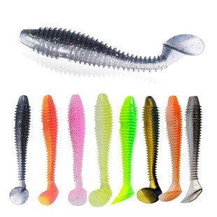 Luya bait two-color fat screw T-tail multi-color multi-gram heavy soft bait bait boat fishing beak bait wholesale