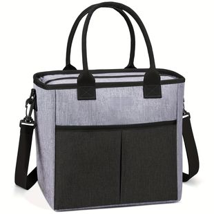 Outdoor Bag Thickened Ice Large Capacity Fresh-Keeping Aluminum Foil Takeaway Insulated Picnic Bag Rice Ice Capacity Outdoor Cross-Border Bag Hot