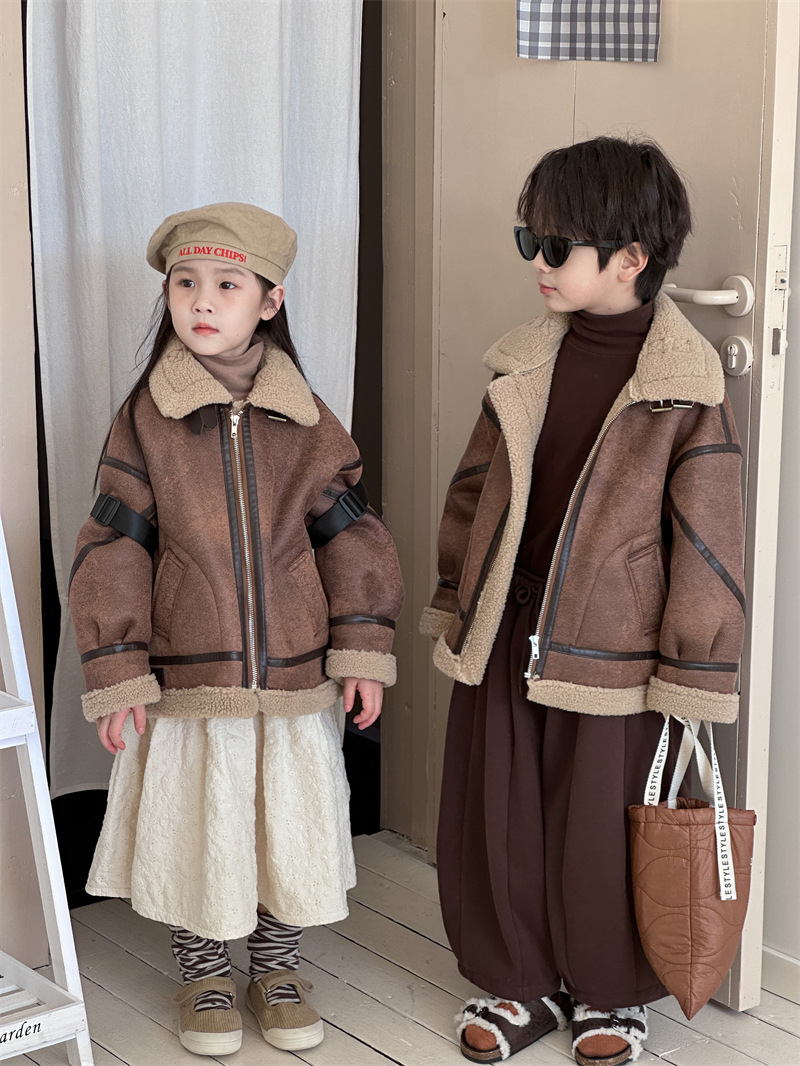 Winter children's keep warm jacket for boys