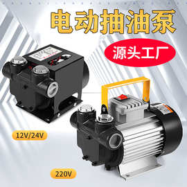 温港五金电动抽油泵12v24v220v柴油泵小型抽油机自吸泵加油加油机