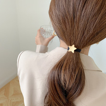 日韩系简约爱心双股发绳头饰少女发绳高级感发圈扎丸子头发饰批发