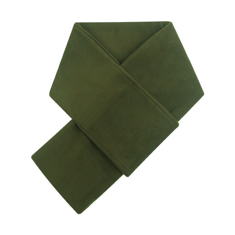 Bufandas cálidas de moda de invierno simple de color sólido para hombres agitando grano de terciopelo para proteger el cuello de las mujeres exportaciones transfronterizas