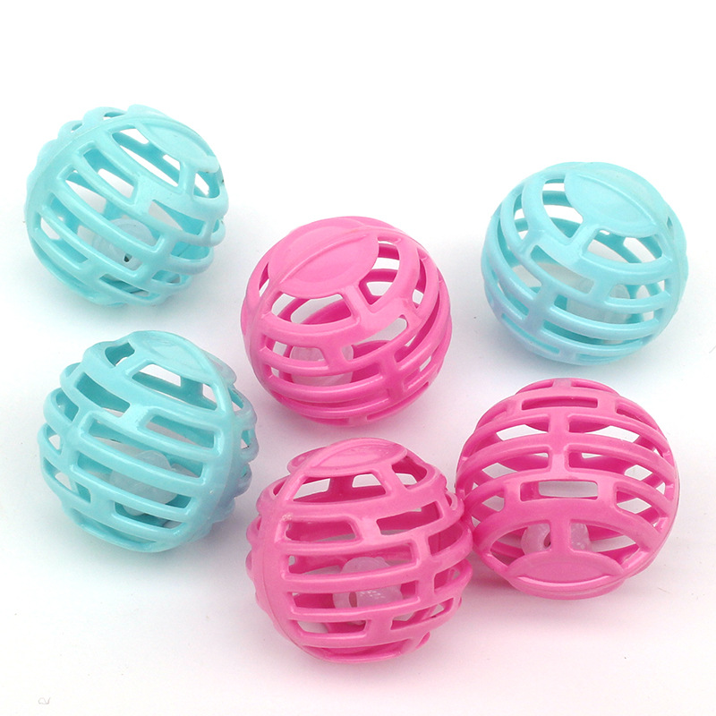 Nuevo Gato Bola de juguete de plástico multi-grano bola gato rascarse bola auto-Hola interactivo Bell Ball divertido gato bola mascota juguete