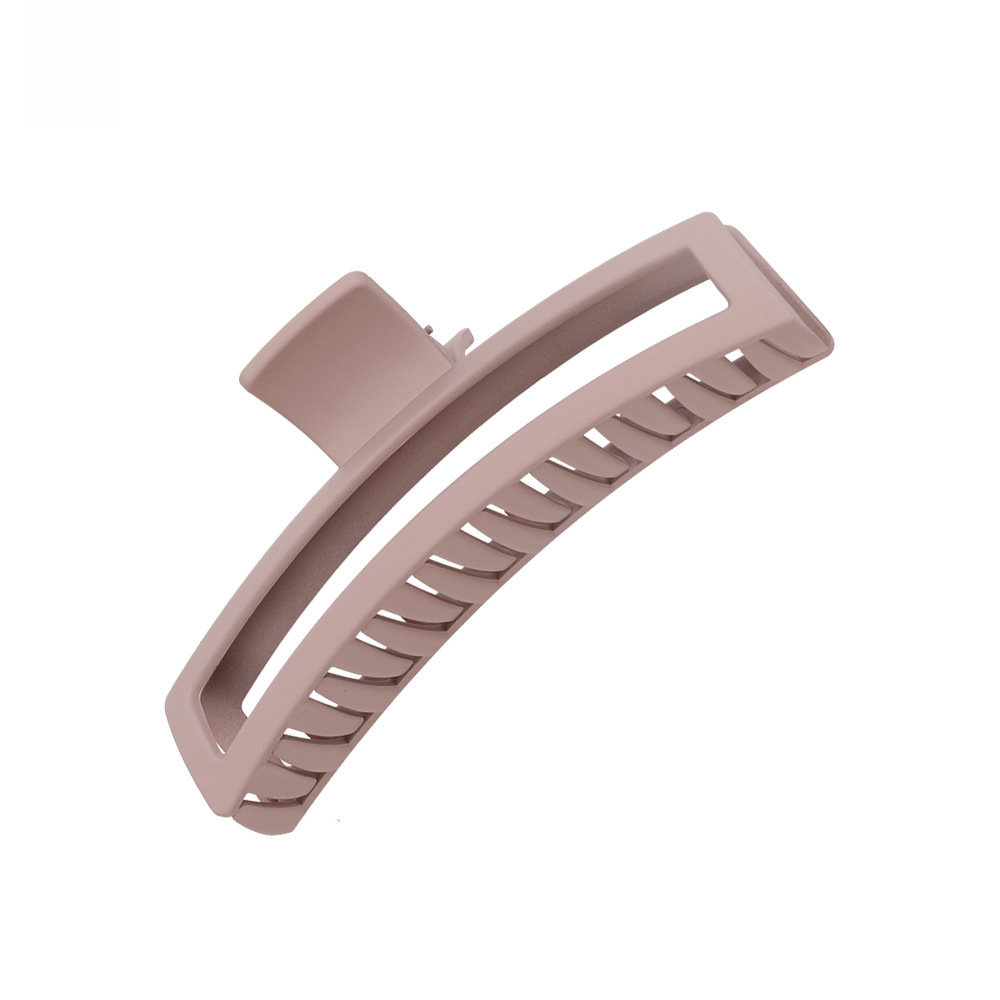 Oversized Shark Hair Claw Clip, Korean Morandi Style Hair Accessory_voghion.com