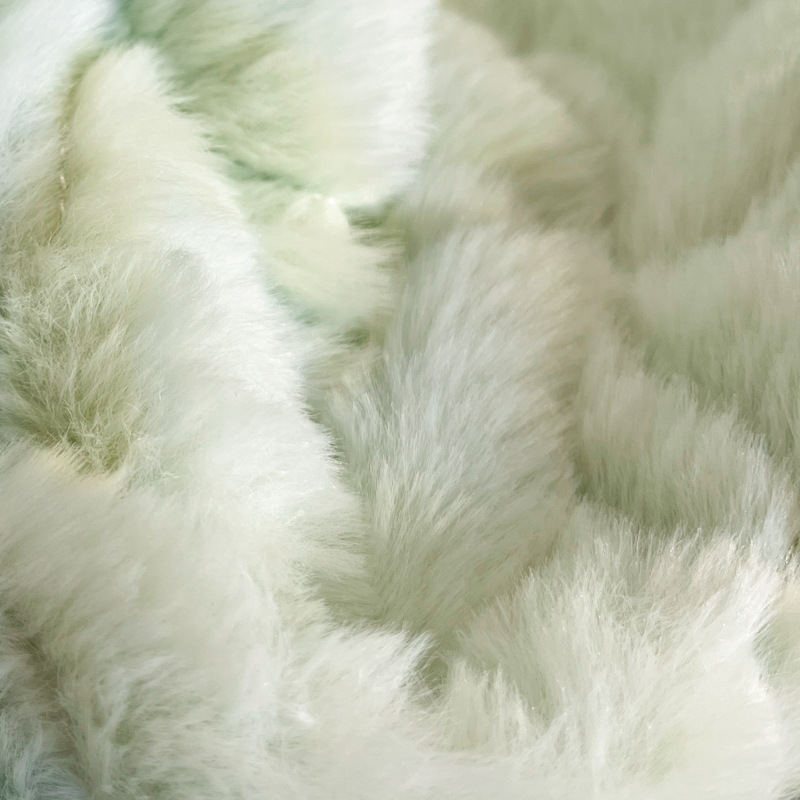 2024 nueva ropa de cama acolchada de lana de conejo estilo falda de cama