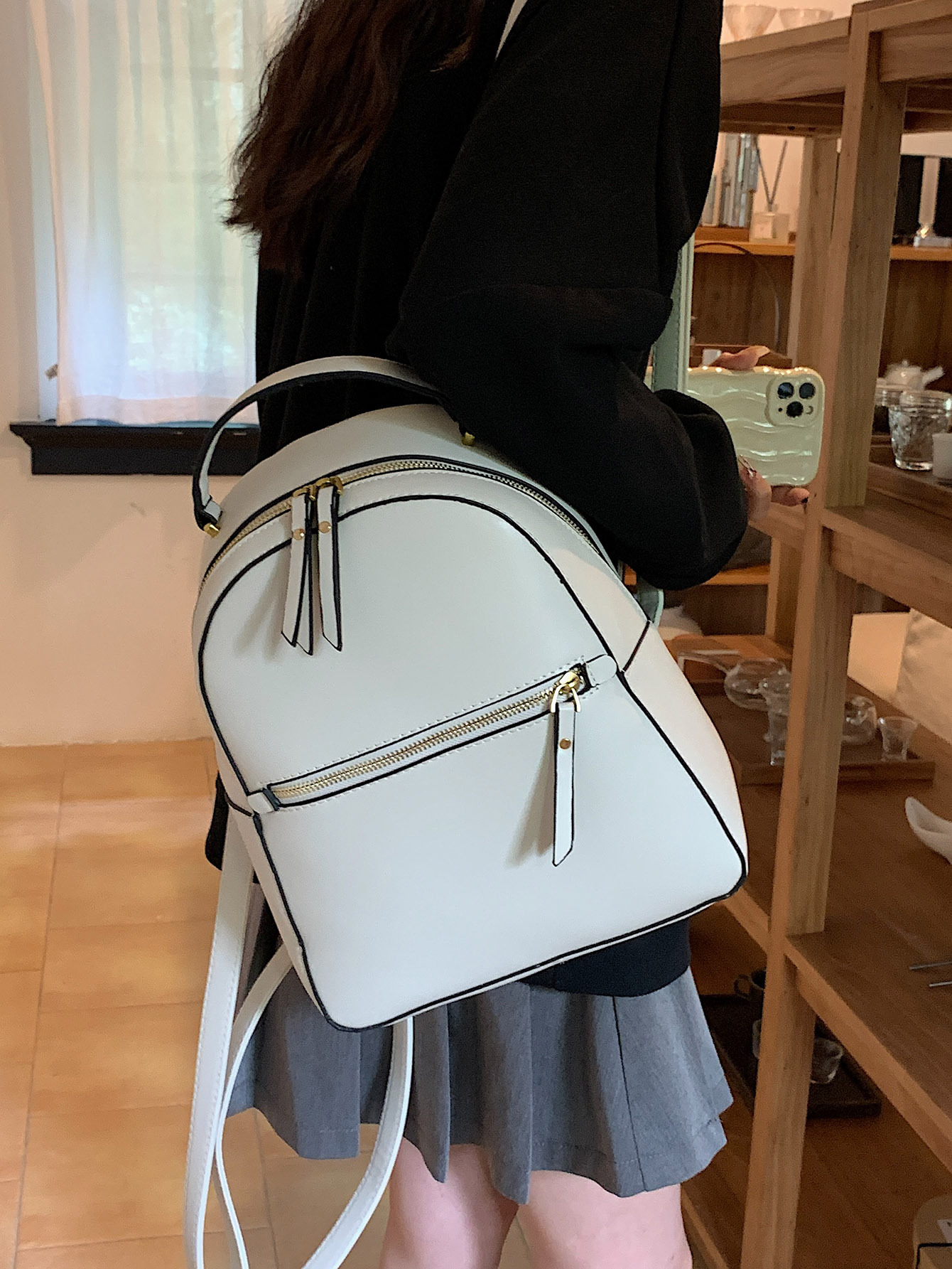 Mochila para mujeres 2026 primavera nueva moda mochila de tendencia transfronteriza original mochila de moda alta sensación