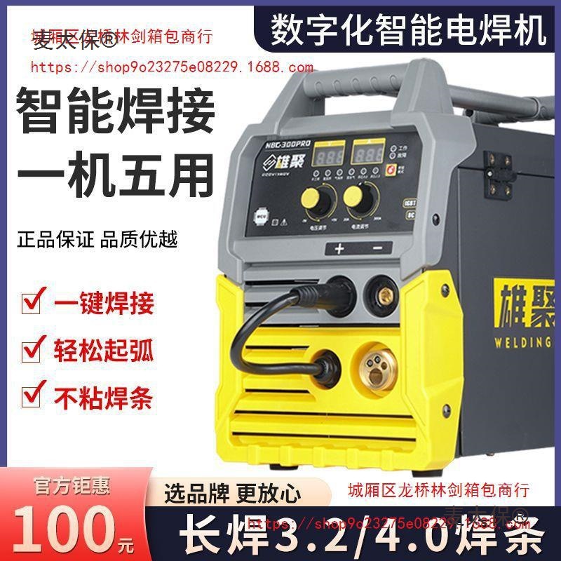多功能电焊机二保焊氩弧焊气保焊混合气工地一体机220V380V麦太保
