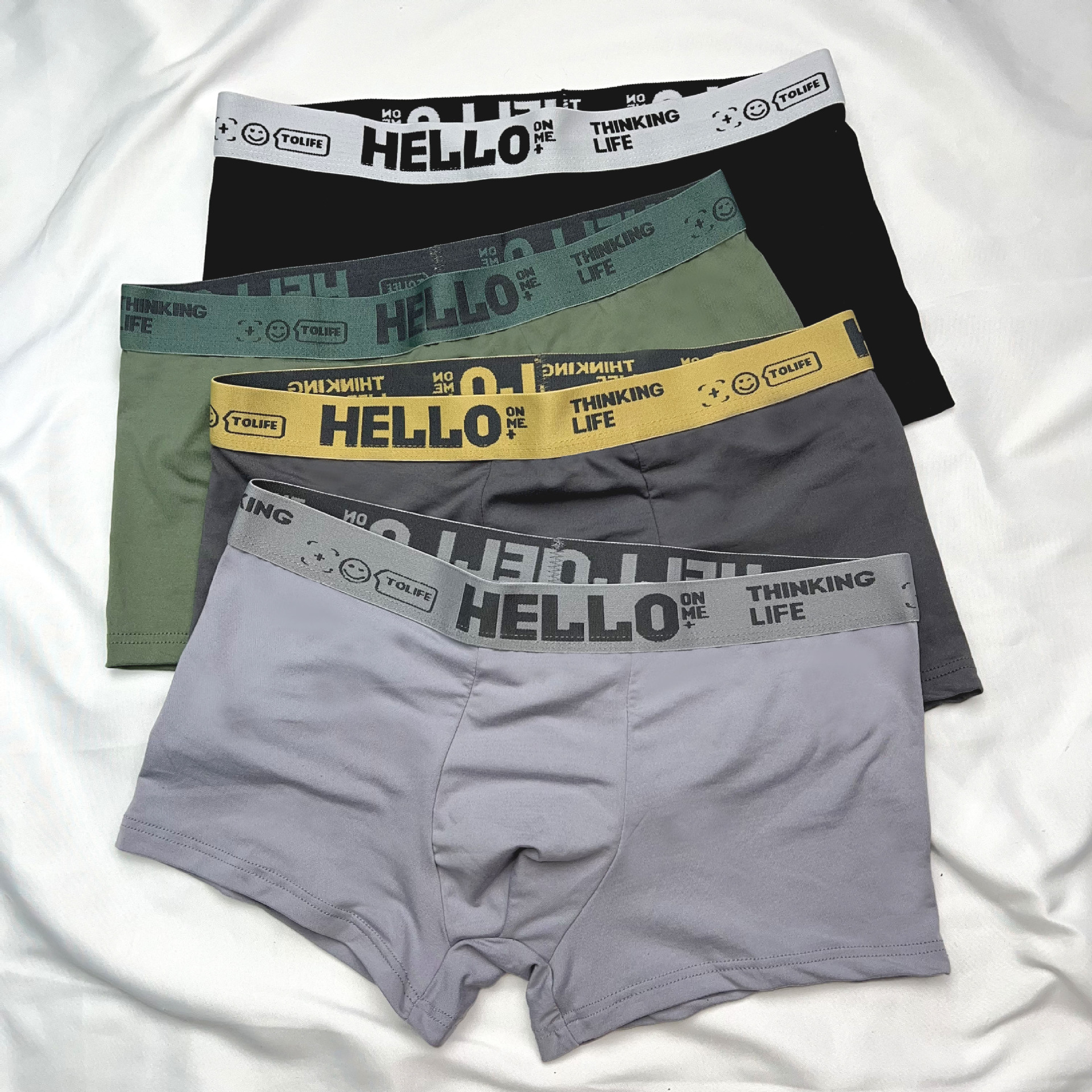 Men's underwear popular men's underpants youth boxer summer comfortable plus size simple boxer shorts wholesale