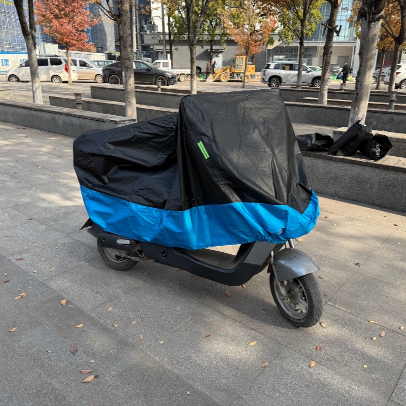 Thickened Electric Vehicle Cover Cross-Border Foreign Trade Amazon Splicing Snowproof, Windproof and Waterproof Motorcycle Cover
