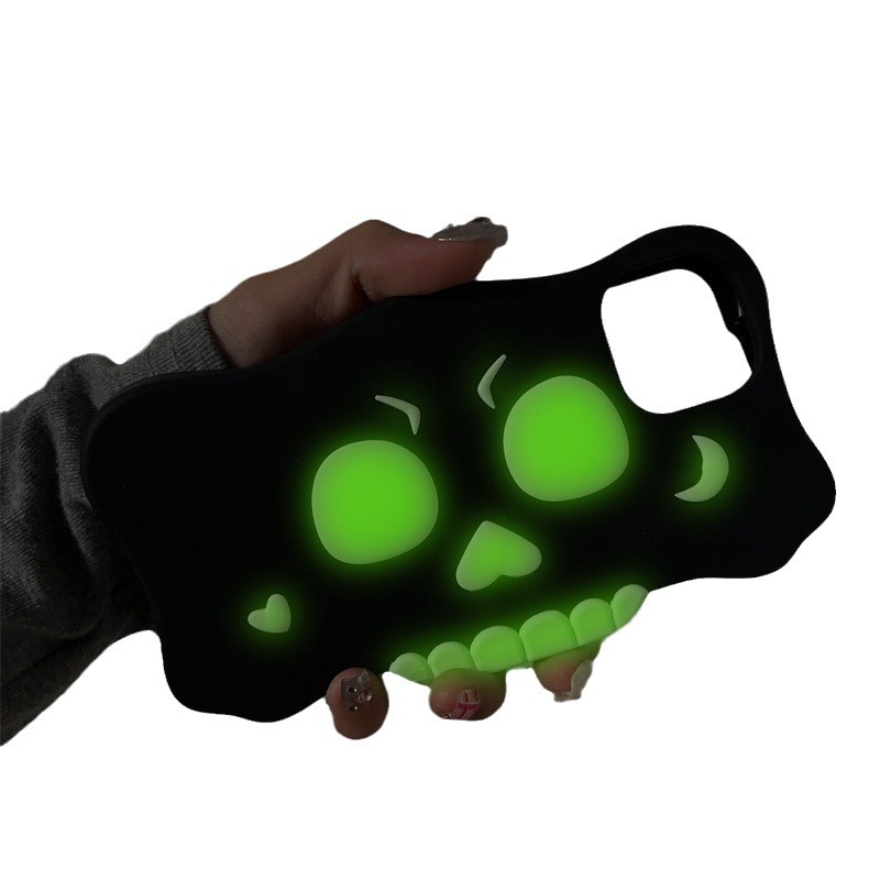 Skull Phone Case For Iphone 15 Pro Max 14 Pro 13 12 Funny Cover_voghion.com