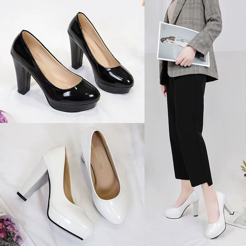 High shoes platform, classic suit jacket pointy toe, plus size, cosplay