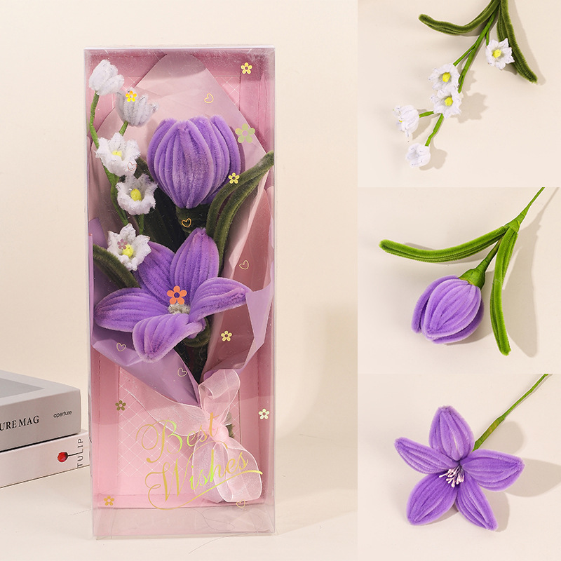 완성된 트위스트 스틱 부케 4