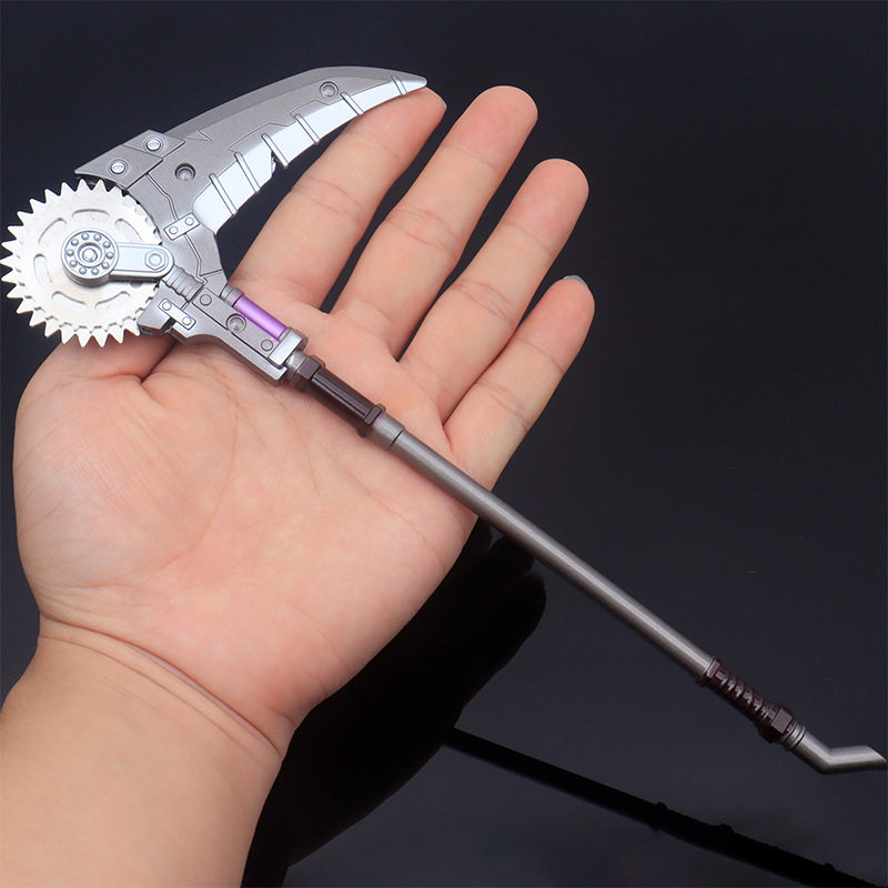 传世武器战镰碎刃游戏周边模型合金摆件全金属工艺品22CM|undefined