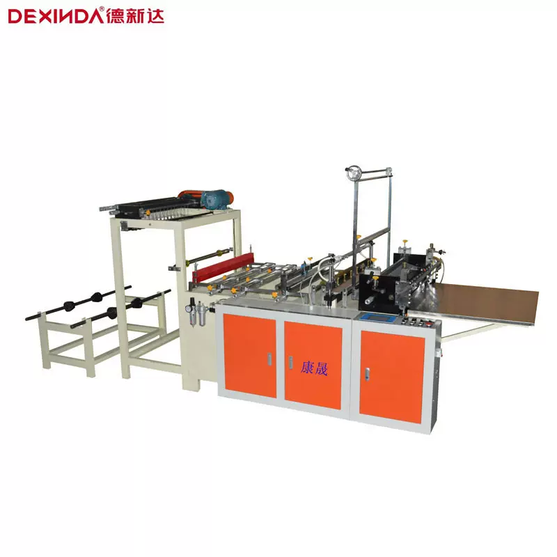 全自动热封冷切平口制袋机塑料袋生产设备整条塑料袋机器生产线