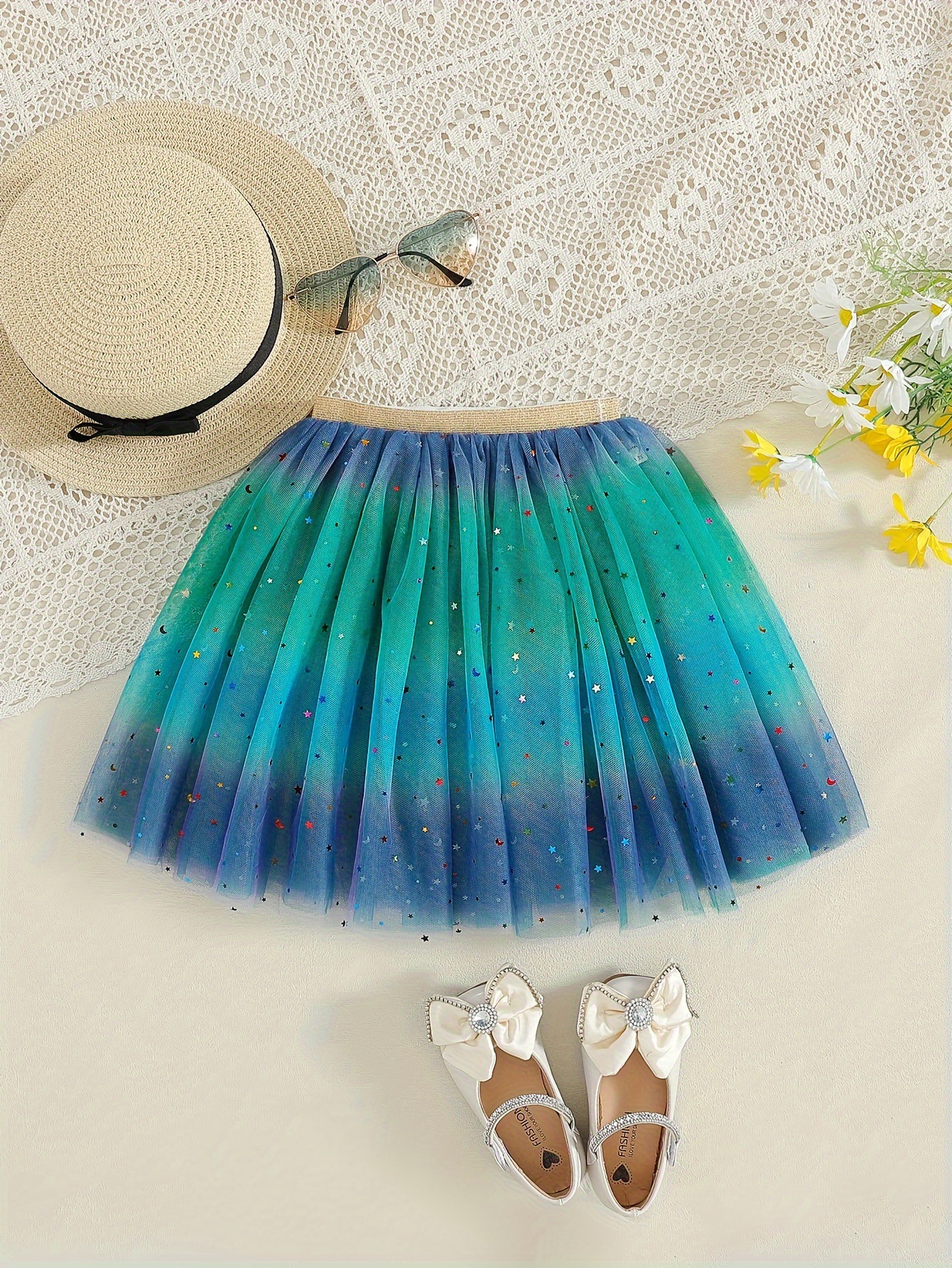 2026 nuevo vestido de malla vestido corto vestido de baile vestido de bebé princesa