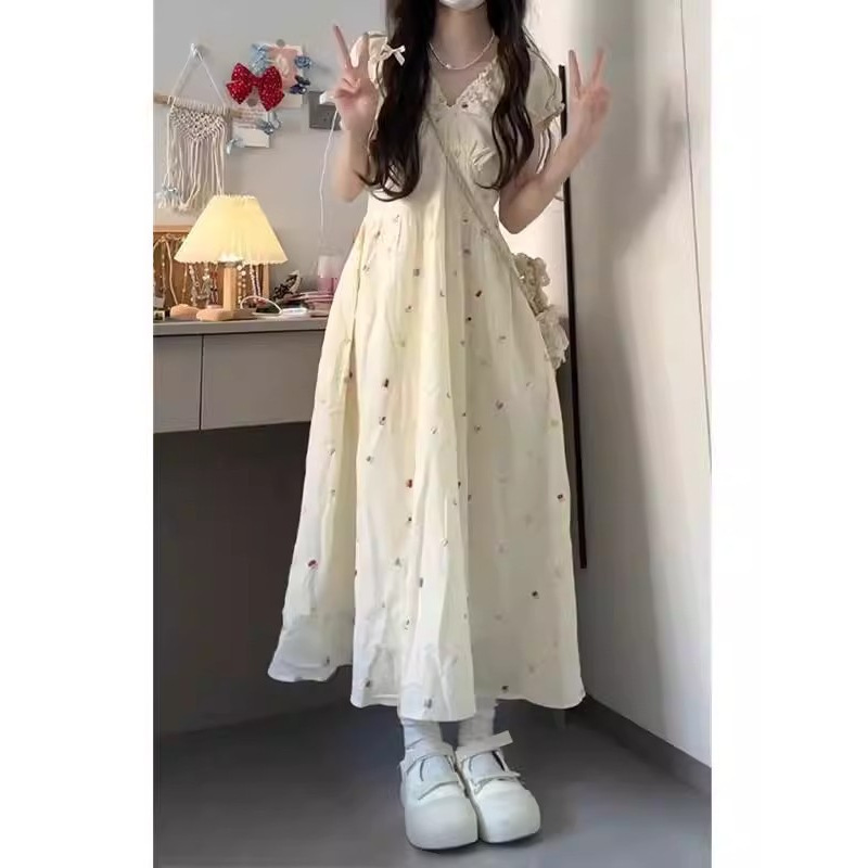 15中学生の女子夏服は学生学院の風波点のワンピースの高校の少女のスカートの甘い13歳の14|undefined