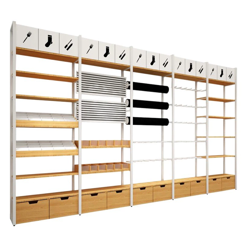 Стеллажи Miniso, магазин-бутик, витрины для ювелирных изделий, канцелярские товары, закуски, товары для животных, магазин зерна, многофункциональные полки для супермаркетов