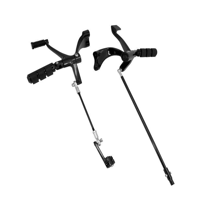 Harley Sportster Series Xl883 Xl1200 X48 Modified Front Footrest Assembly with Gear Shift for 04-25 Models