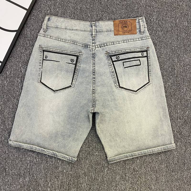 Heavyweight Men's Distressed Jeans With Whiskered Washed Finish_voghion.com