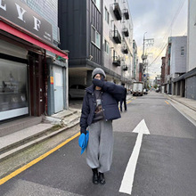 2025冬季新款女士鹅绒服手套款韩系休闲小个子短款外套上衣保暖