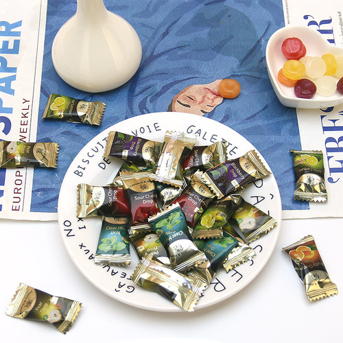 German Import Jia Yun Fruit Candy 500g Bulk Mixed Flavor Wedding Celebration Snack Sugar Candy Assorted Candy Wholesale