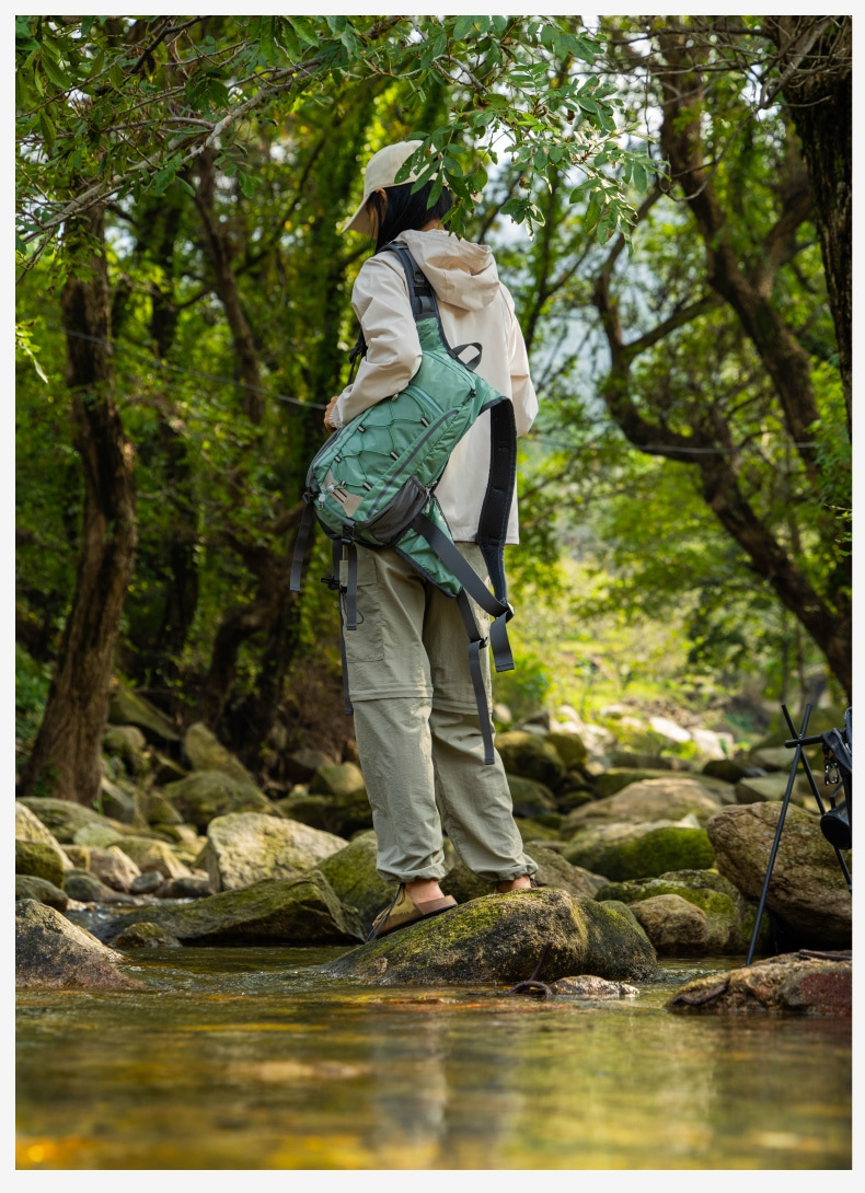 Neuer grenzüberschreitender Outdoor-Wanderrucksack Unisex großvolumig multifunktional wasserdicht Reise-Trekking-Weste Rucksack Rucksack