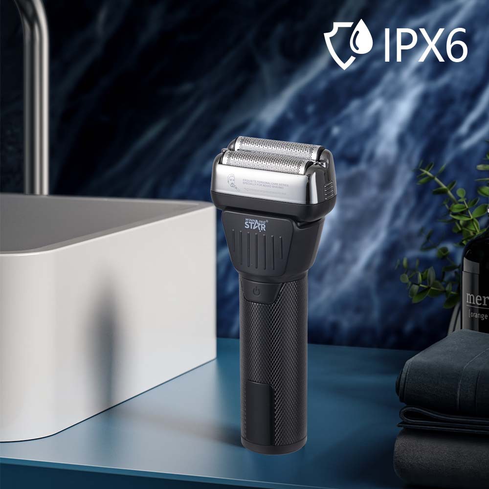 Winning Star puerto de TYPE-C doméstico transfronterizo pequeña portátil LED alternativa impermeable afeitadora eléctrica