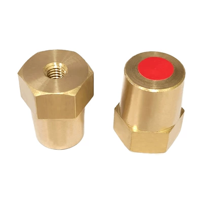 Car battery reducing head 6/8/10MM internal thread change ordinary pile head brass battery connector modification accessories (Power supply, ignition system accessories) - m6-plus-or-minus-pair