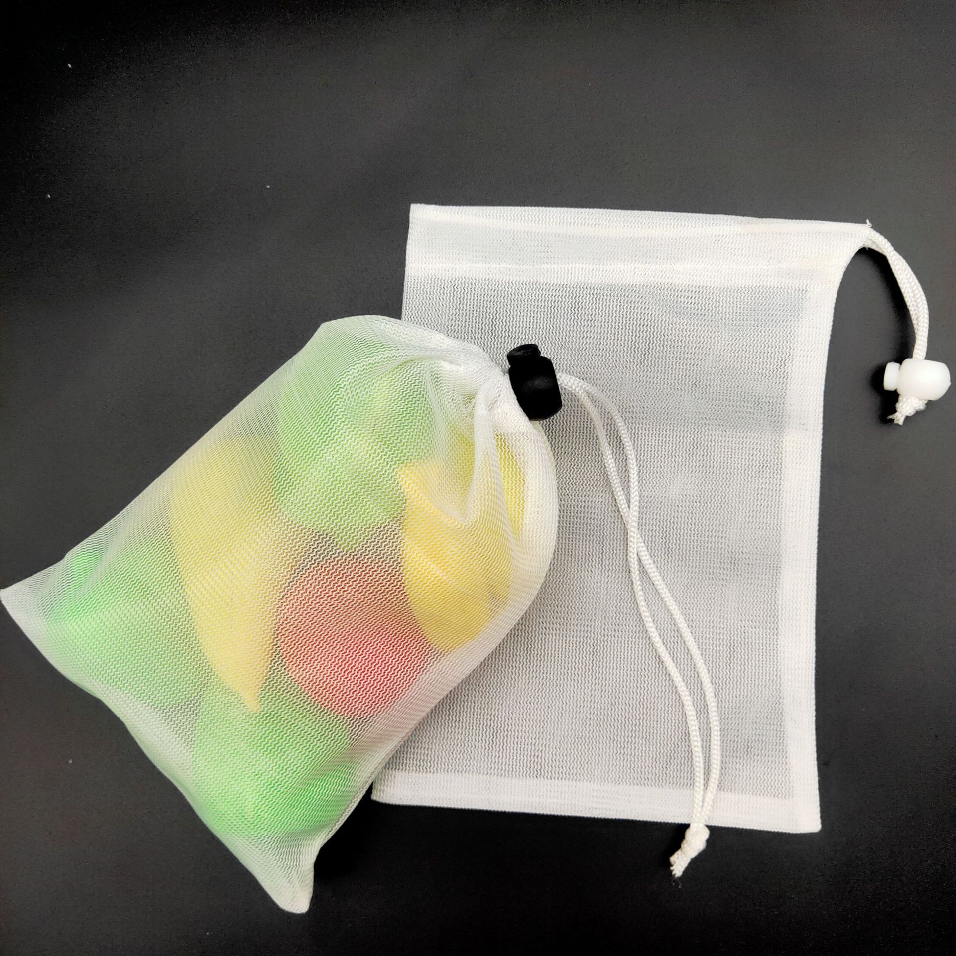 束口涤纶网眼袋 儿童玩具抽绳网布袋积木滤材收纳现货批发可折叠