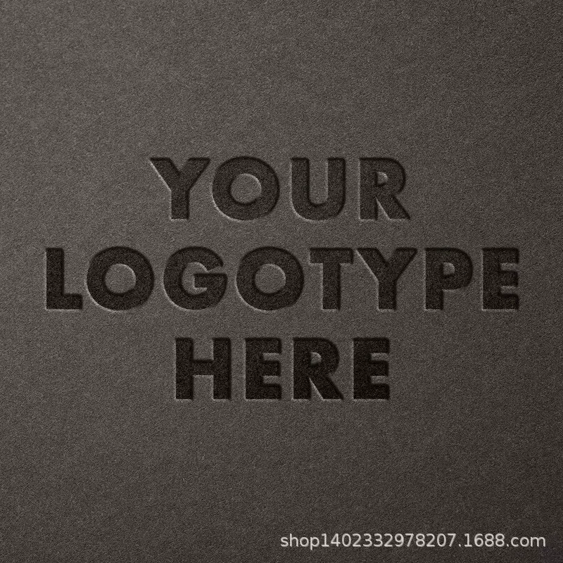 义乌牛仔裤腰牌LOGO压印皮革皮标定制服饰商标精选PU仿真革皮加工