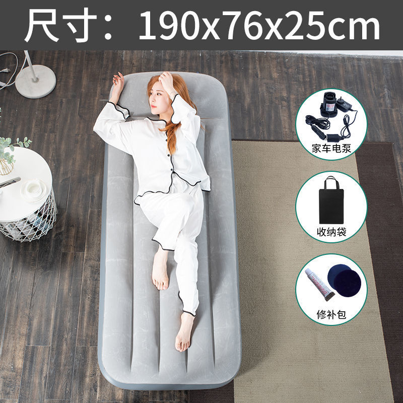 그레이 내장 베개 + 자동차 펌핑 보관 가방 + 수리 가방