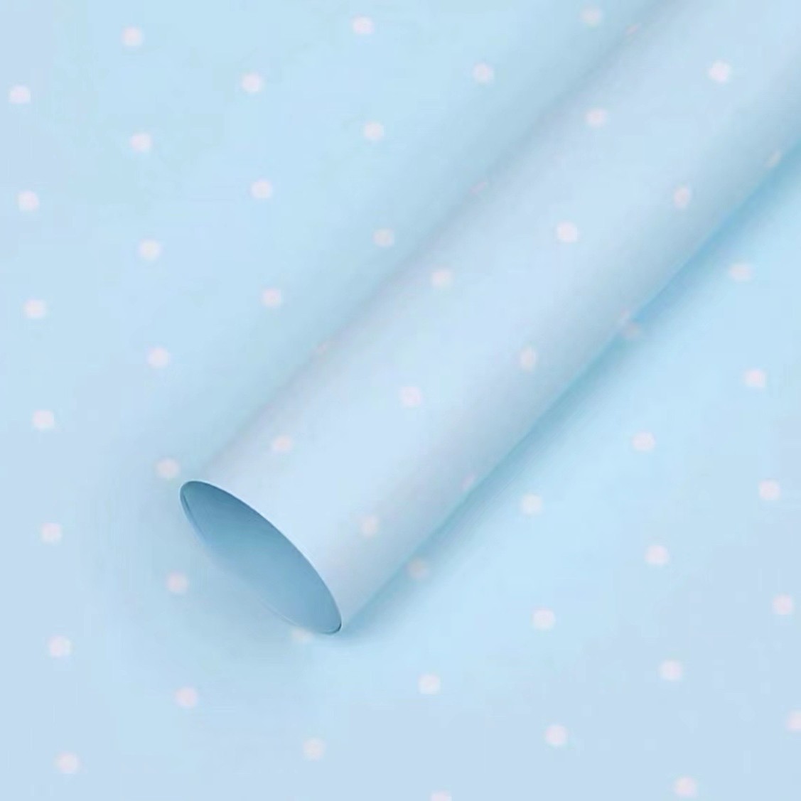 LiZhiRan punto pequeño papel de embalaje de flores frescas papel de embalaje de ramo impermeable material de embalaje personalizado